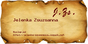 Jelenka Zsuzsanna névjegykártya