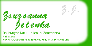 zsuzsanna jelenka business card
